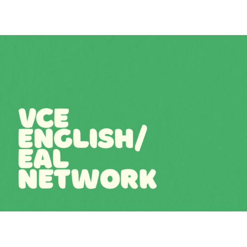VCE English and EAL Network: New texts for 2026